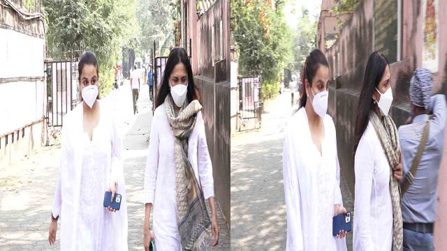 Bappi Lahiri Funeral ; बप्पी दा के आखिरी दर्शन करने पहुंची Vidya Balan | FilmiBeat