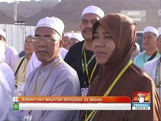 Jemaah Haji Malaysia bergerak ke Mekah