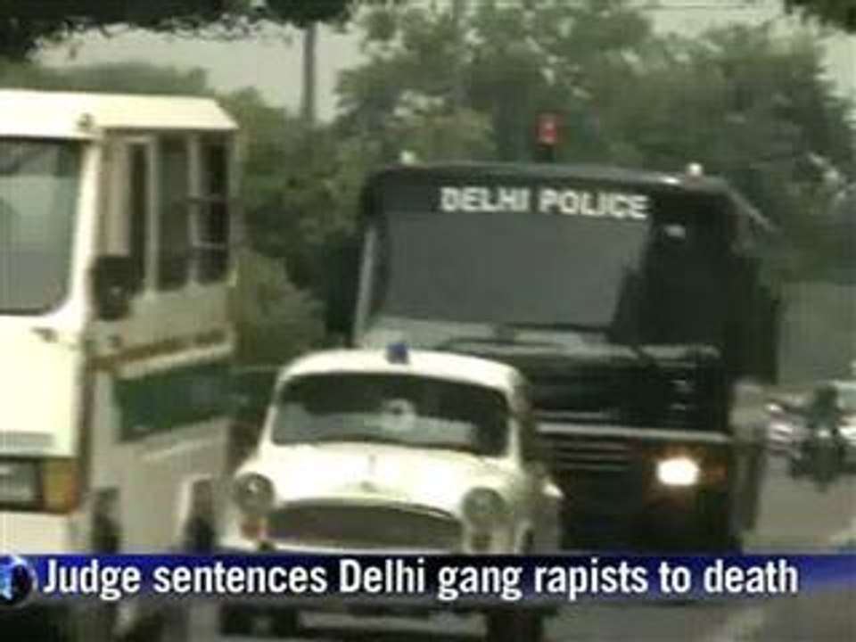 Judge sentences Delhi gang rapists to death