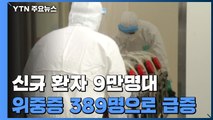 신규 환자 93,135명 또 '역대 최다'...위중증 389명으로 급증 / YTN