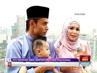 Ayu Raudhah amal berpantang cara tradisional