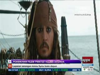 Pembikinan filem 'Pirates' kelima ditunda