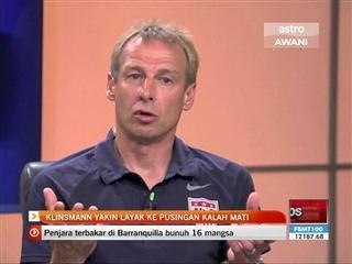 Klinsmann yakin layak ke pusingan kalah mati