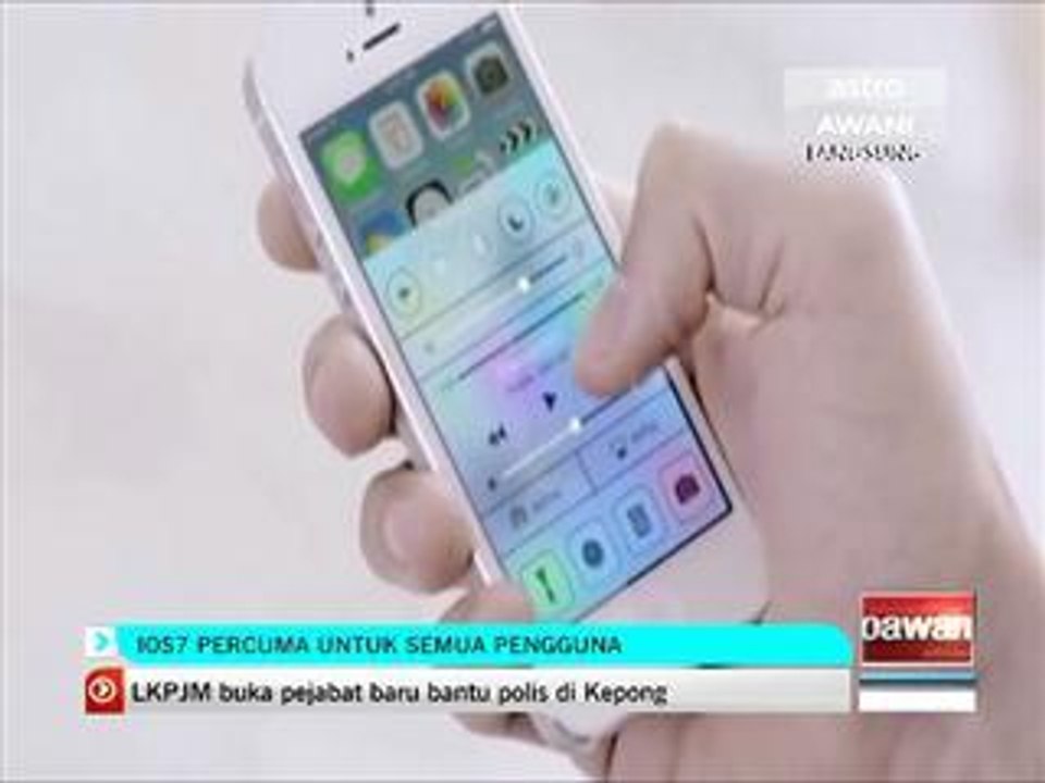 IOS7 percuma untuk semua pengguna