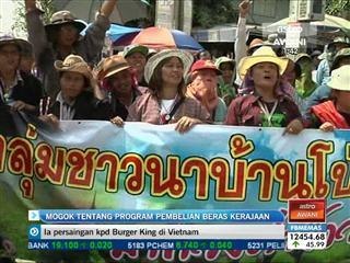 Mogok tentang program pembelian beras kerajaan