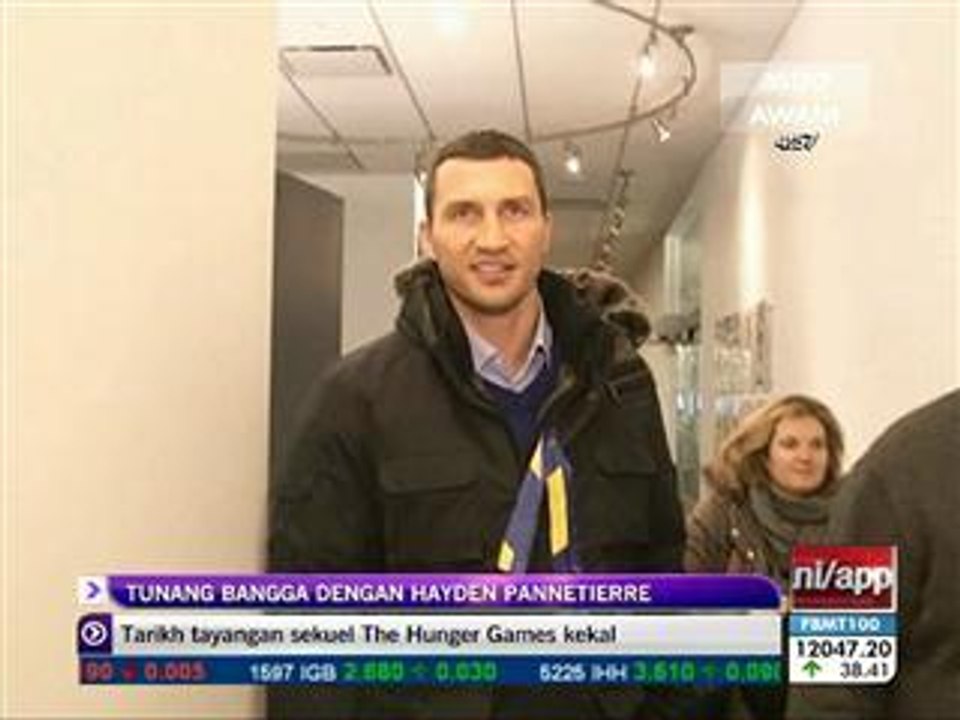 Tunang bangga dengan Hayden Pannetierre