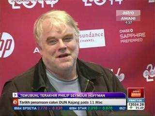 Temubual terakhir Philip Seymour Hoffman