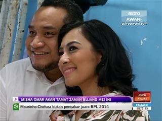 Misha Omar akan tamat zaman bujang Mei ini