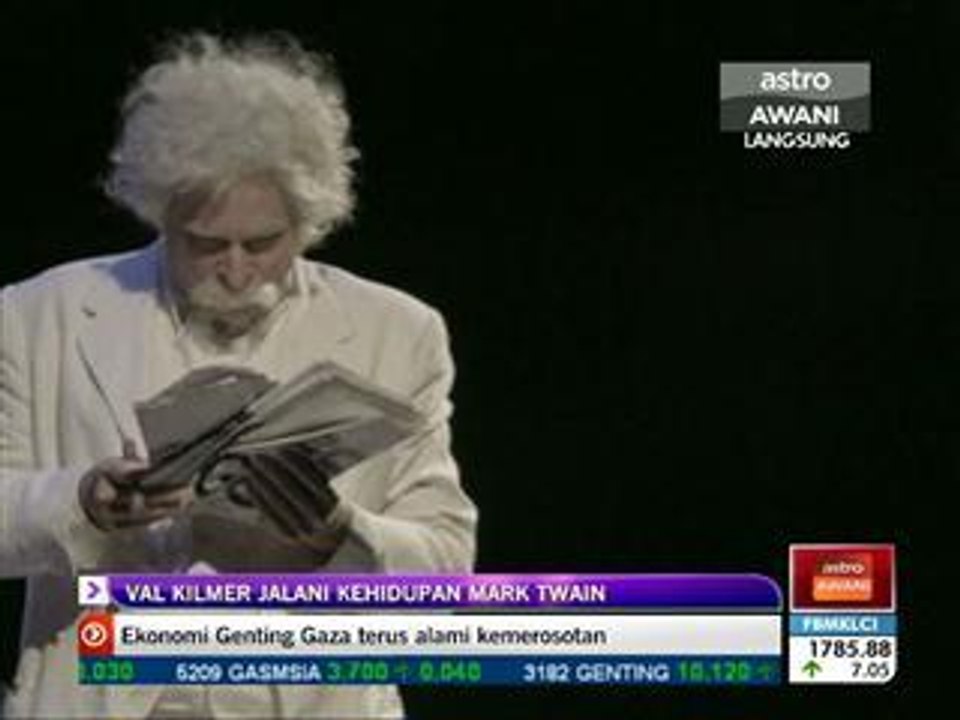 Val Kilmer jalani kehidupan Mark Twain