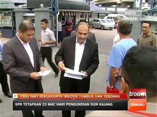 PBNJ nafi berlaku kejadian tumbuk dan tendang