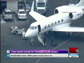 Tiada dadah dalam jet peribadi Justin Bieber