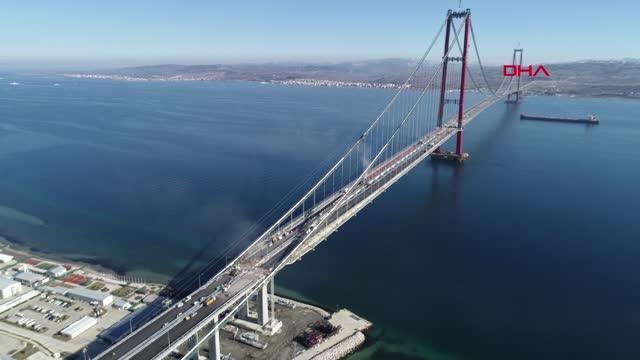 1915 ÇANAKKALE KÖPRÜSÜ, 26 ŞUBAT'TA HİZMETE AÇILIYOR
