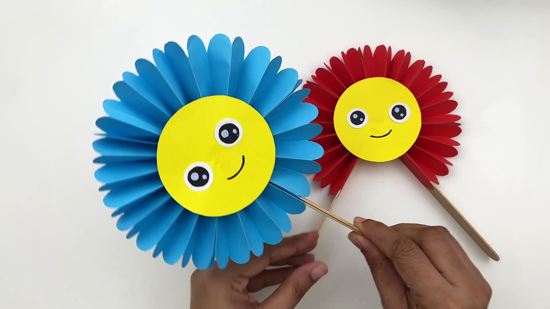 Easy Paper Flower Craft, DIY Paper Flower Making Ideas