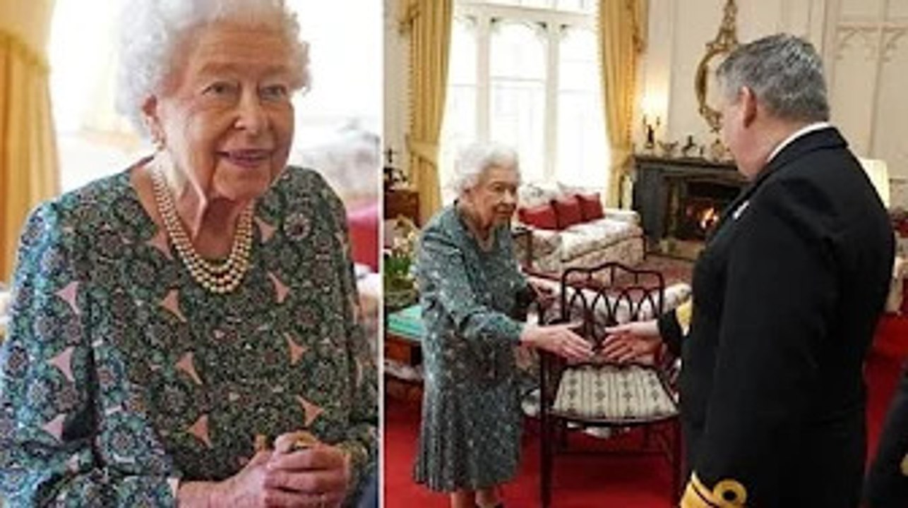 Queen admits her frailty 'I can't move' in her second audience of the year