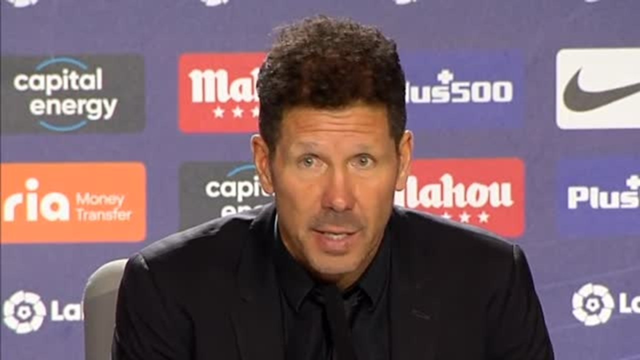 Simeone dice que es posible llegar a la Champions aunque matiza que "hay que demostrarlo con hechos"