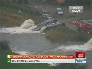 Penduduk Somerset kecewa banjir gagal ditangani