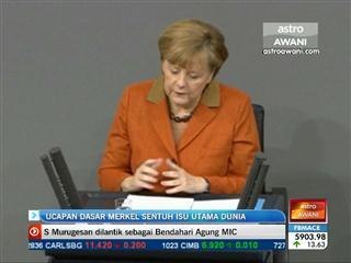 Ucapan dasar Merkel sentuh isu utama dunia