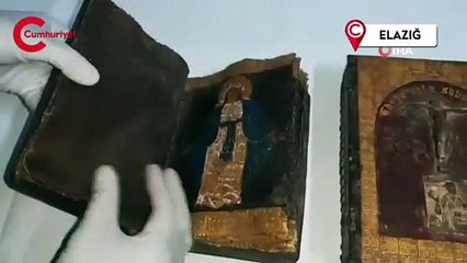 Elazığ’da el yazması İncil ele geçirildi