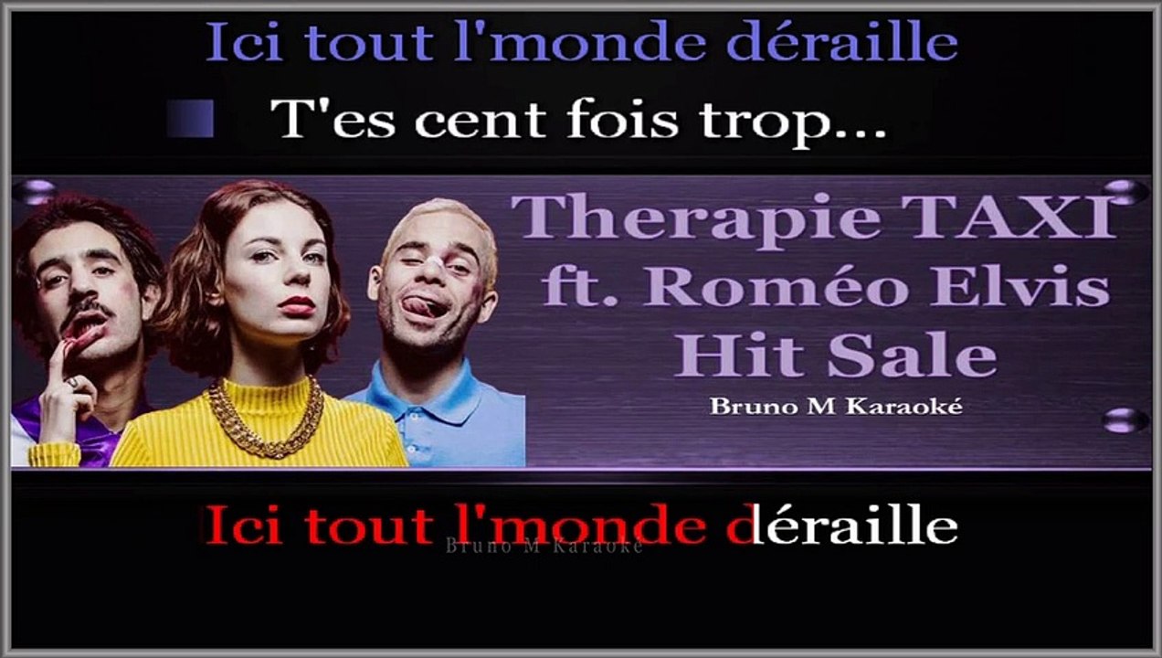 KARAOKE Therapie TAXI & Roméo Elvis - Hit Sale