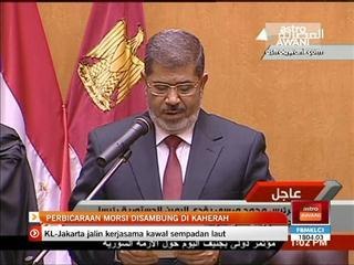 Perbicaraan Morsi disambung di Kaherah