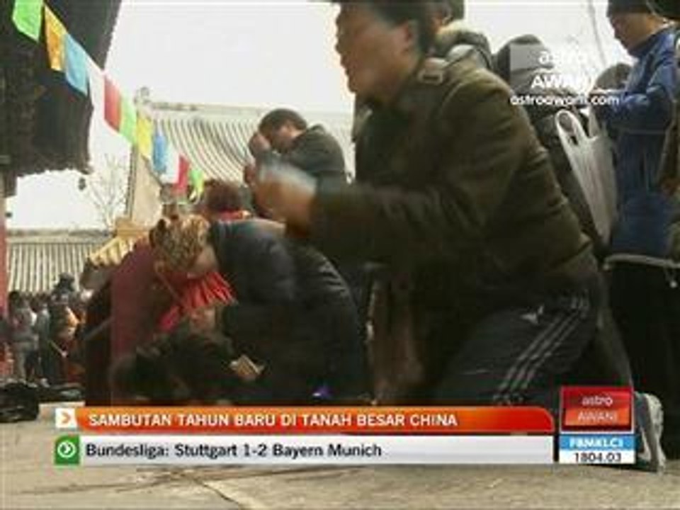 Sambutan Tahun Baru di Tanah Besar China