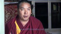 Lama Tashi singing his unique multi-phonic chant