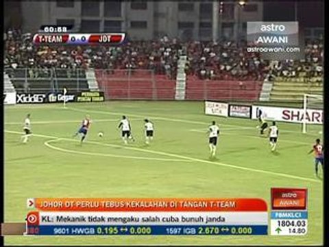 Johor DT perlu tebus kekalahan di tangan T-Team