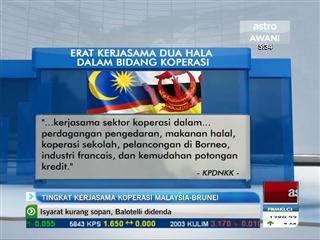 Kerjasama erat koperasi Malaysia - Brunei