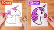 COOL ART TRICKS AND DRAWING HACKS Easy And Cool COLOR Challenge by 123 GO! SCHOOL