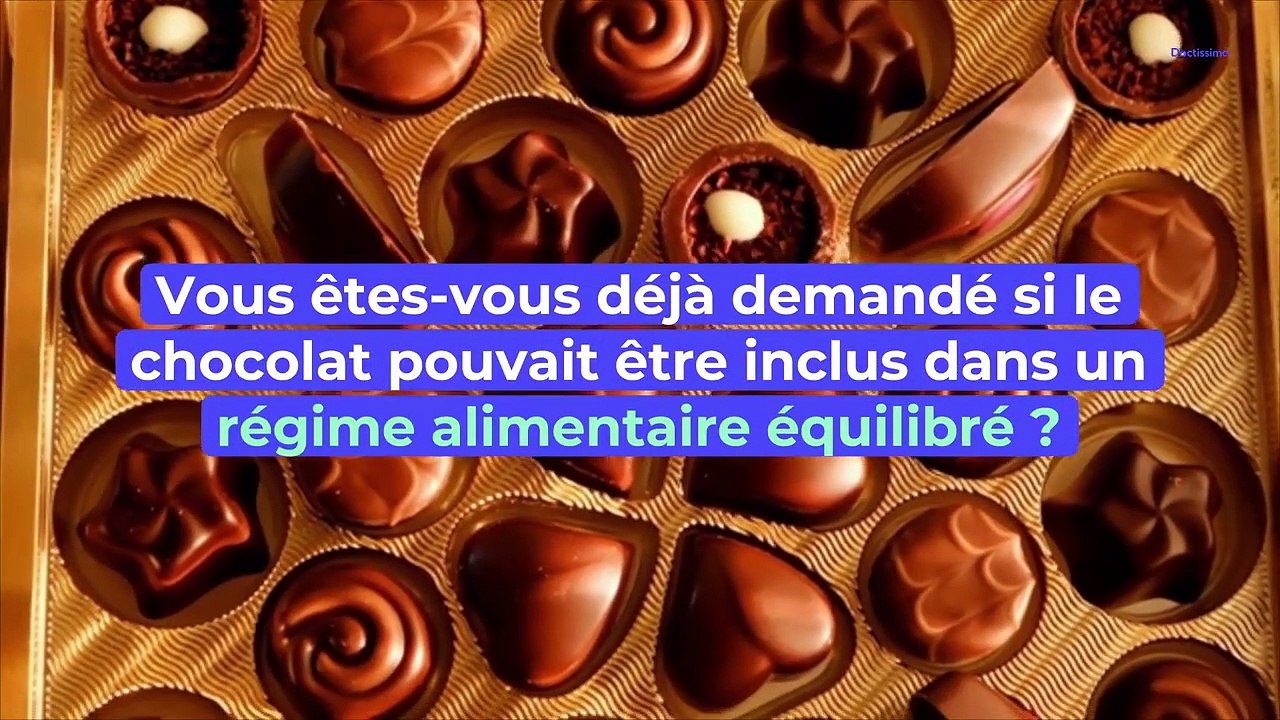 info/Intox : le chocolat peut s'inclure dans un régime sain