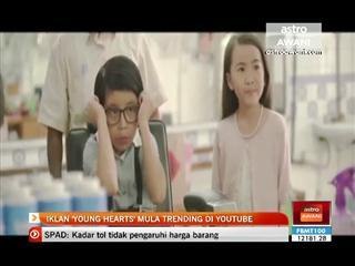 Iklan 'Young Hearts' mula trending di YouTube