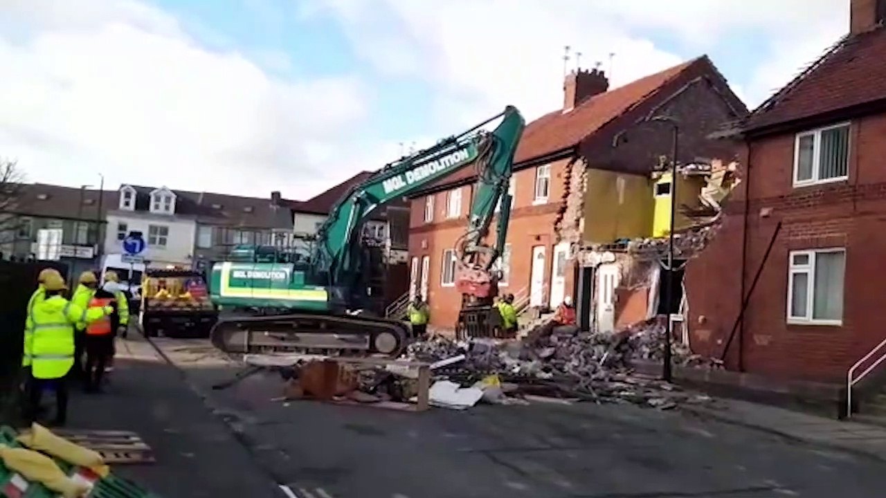 Work continues at scene of explosion in Roker