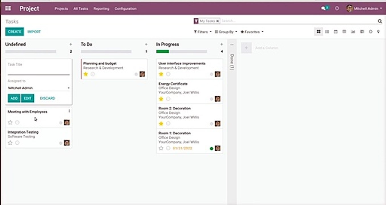 How to assigned or allowed a single task for multiple users | Odoo Apps Features