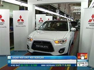Mitsubishi sasar 400 unit ASX sebulan