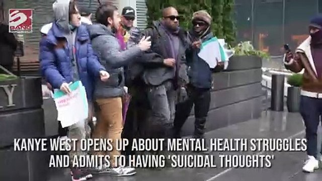 Kanye West opens up about mental health struggles and admits to having 'suicidal thoughts'