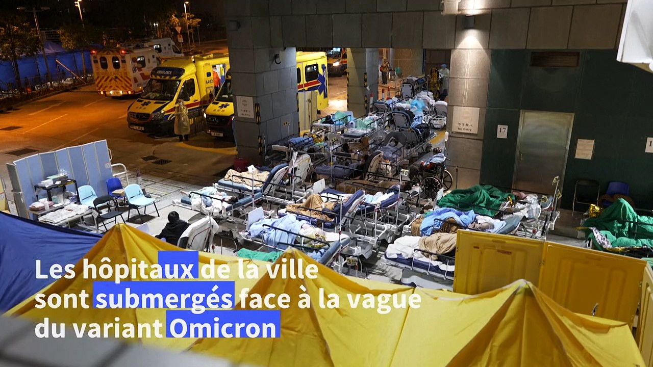 "On attend toujours": les hôpitaux de Hong Kong cèdent sous la pression d'Omicron