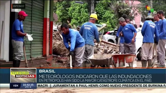 Brasil: Fuertes lluvias dejan casi un centenar de muertos en microrregión de Rio de Janeiro
