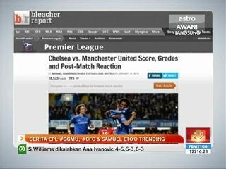 Cerita EPL #GGMU, #CFC & Samuel Etoo trending