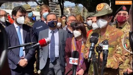 Vaccino, Figliuolo in visita a Messina "allineati a piano"