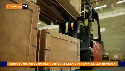 Eurozona, ancora alta l'incertezza sui tempi della ripresa