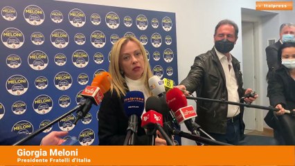 Recovery, Meloni "Parlamento abbia l'ultima parola"
