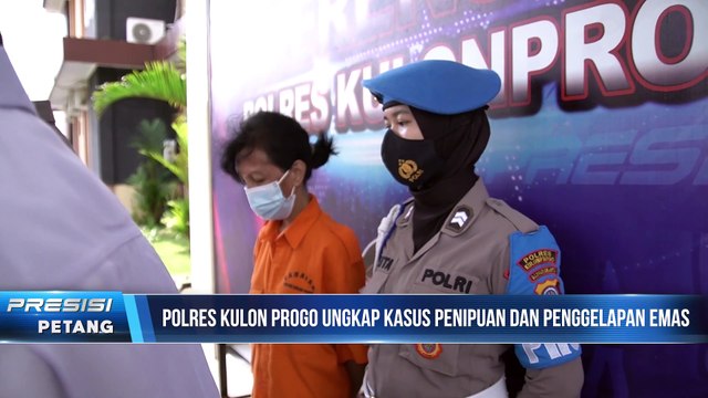 Polres Kulon Progo Ungkap Kasus Penipuan Dan Penggelapan Emas
