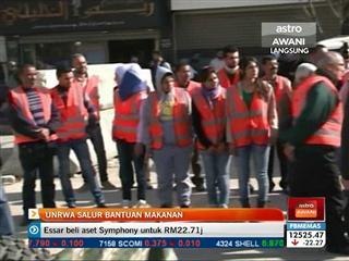 UNWRA salur bantuan makanan kepada pelarian Syria