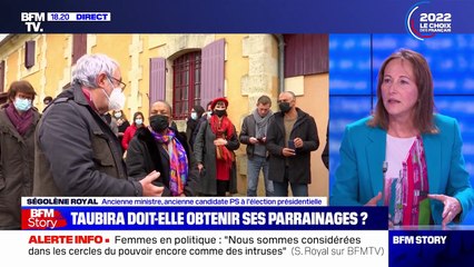 Ségolène Royal expliquant sa position face aux candidatures de gauche pour les présidentielles 2022. Selon elle, le vote utile est celui pour Jean-Luc Mélenchon et elle conseille à la socialiste Anne Hidalgo de se retirer de la course.