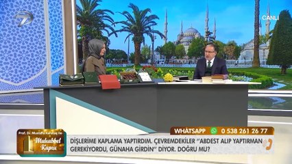 Diş kaplatmadan önce abdest alınması gerekir mi? Prof. Dr. Mustafa Karataş açıklıyor