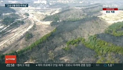 1,200ha 태운 고성 산불 한전 관계자 전원 무죄…"증거 부족"