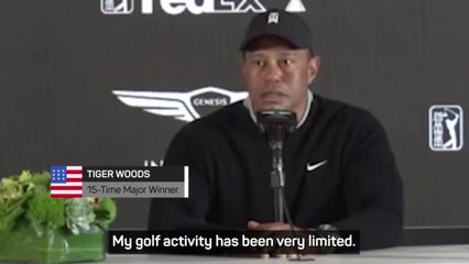 Télécharger la video: Tiger Woods admits he doesn't know when he'll play again