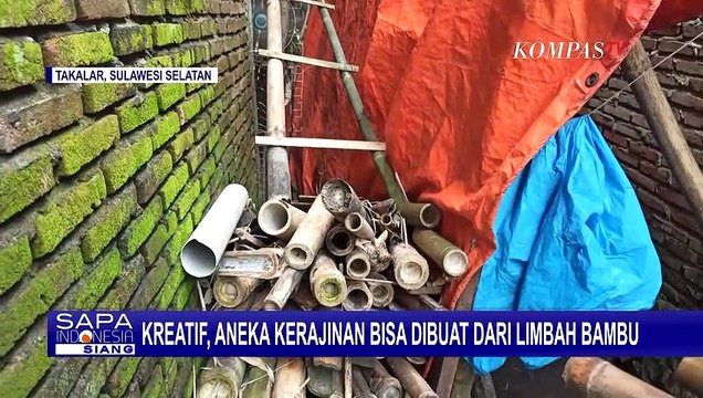 Awalnya Iseng, Kini Rudianto Hasilkan Uang dari Limbah Bambu yang Ia Sulap Jadi Barang Kerajinan!