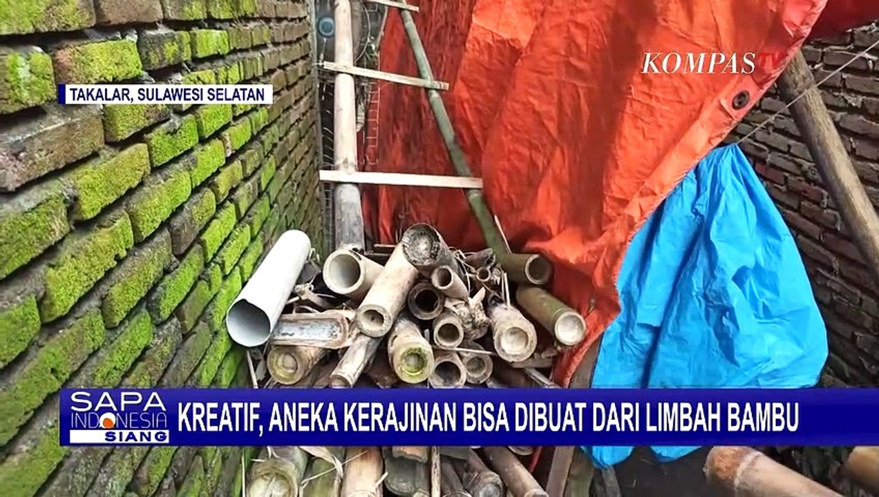 Awalnya Iseng, Kini Rudianto Hasilkan Uang dari Limbah Bambu yang Ia Sulap Jadi Barang Kerajinan!