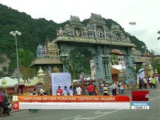 Thaipusam antara perayaan terpenting negara